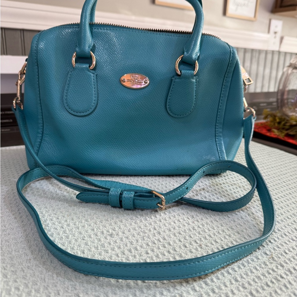 Elegant Teal Handbag